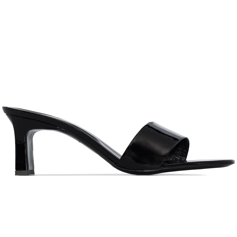 FARFETCH: Simon Miller Solo 60mm patent-leather Sandals 60% OFF