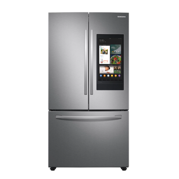 Samsung: 28 Cu. Ft. 3-Door French Door Refrigerator with Family Hub™ in Stainless Steel