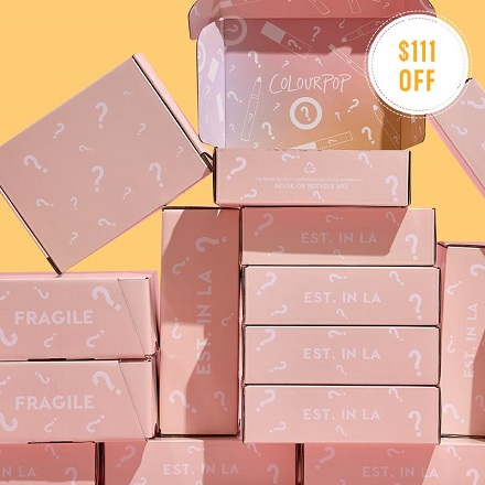 ColourPop: Mystery Box - Best Selling Products Worth up to $111 OFF Starting at $29