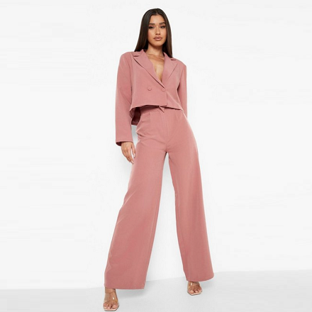 boohoo.com: boohoo Megan Fox Collection Check out the Tailored Wide Leg Trouser!