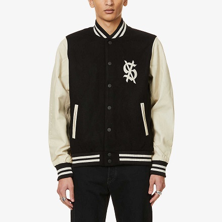 Selfridges US: Menswear Focus This Week - KSUBI King Letterman Relaxed-Fit Wool-Blend Jacket