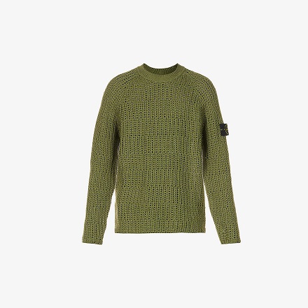 Selfridges UK: Stone Island New In Relaxed-Fit Knitted Jumper For £445