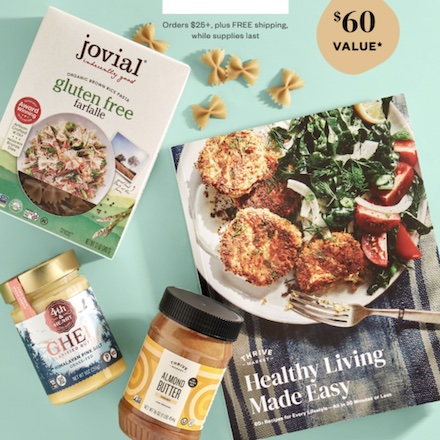 Thrive Market: 4 Free Bestselling Cooking Staples ($60 Value) W/$25 + Free Shipping