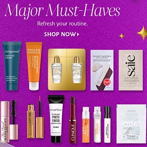 Sephora: Choose a Free Sample Bag Packed Full of Trial Sizes with an $85 Product Purchase