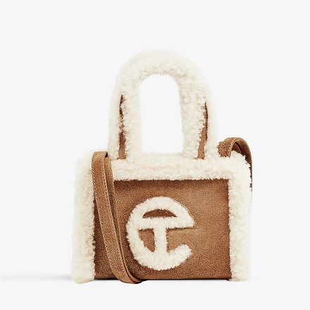 Selfridges: Spring Newness - Ugg x Telfar small suede tote bag $150