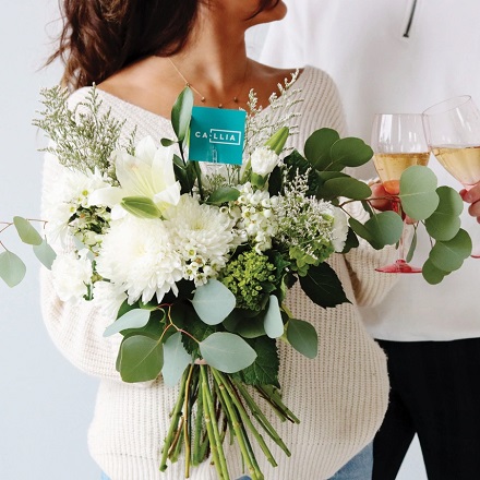 Callia Flowers: Save Up to $100  On a 6-month bouquet subscription!