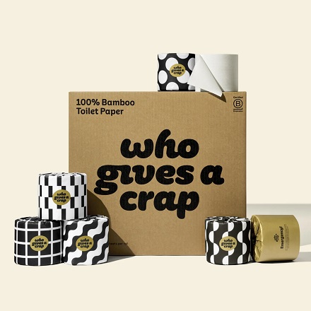 Who Gives A Crap: $10 OFF First Orders - shop Premium 100% Bamboo Toilet Paper