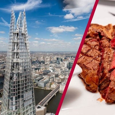Buyagift.co.uk: £129 for The View from The Shard and Three Course Meal at Marco Pierre White London Steakhouse