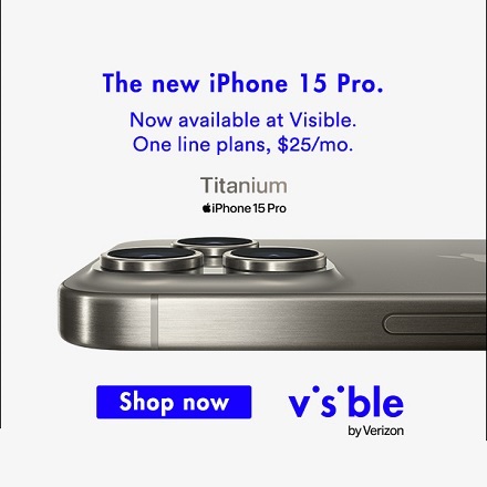 Visible: Get the iPhone 15 at Visible and pay just $25/mo for service
