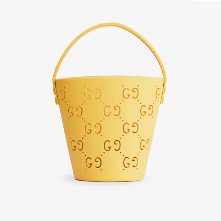 Selfridges UK: GUCCI Kids' GG cut-out rubber top-handle bag £401