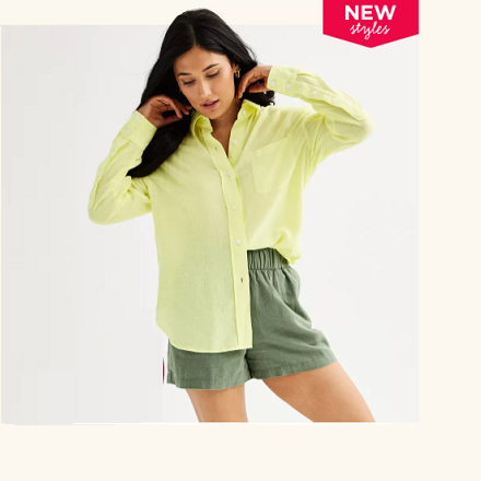 Kohl's: Trendy Styles for Vacays & Staycays ($14.99 for Short Sleeve Tee)