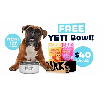 Super Chewer: Free YETI Dog Bowl with your first Super Chewer!
