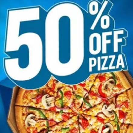 Domino's UK: 50% OFF Pizza