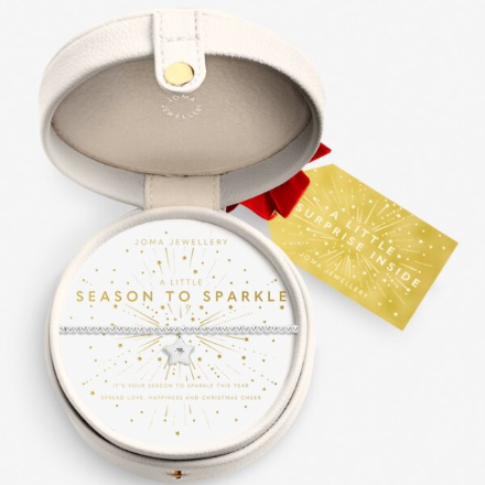 Joma Jewellery: Season To Sparkle' Bauble Jewellery Box Bracelet