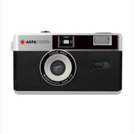 Camera World: Agfa 35mm Reusable Film Camera (Black) Special Price