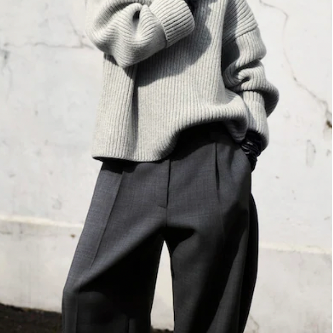 Cos us: New Arrival Relaxed Twill Wide Leg Trousers