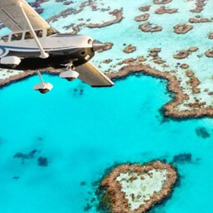 Viator – A Tripadvisor Company (AU): 1-Hour Whitsunday Islands and Heart Reef Scenic Flight - From $299.00 Per Person