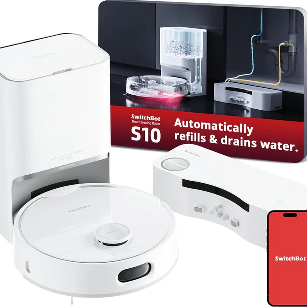 SwitchBot: Floor Cleaning Robot S10 60% OFF + Free $79 Water Tank