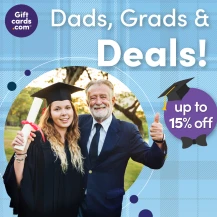 giftcards.com: Buy Select $50 Gift Cards and Get a Free $5 Giftcards.com Gift Card